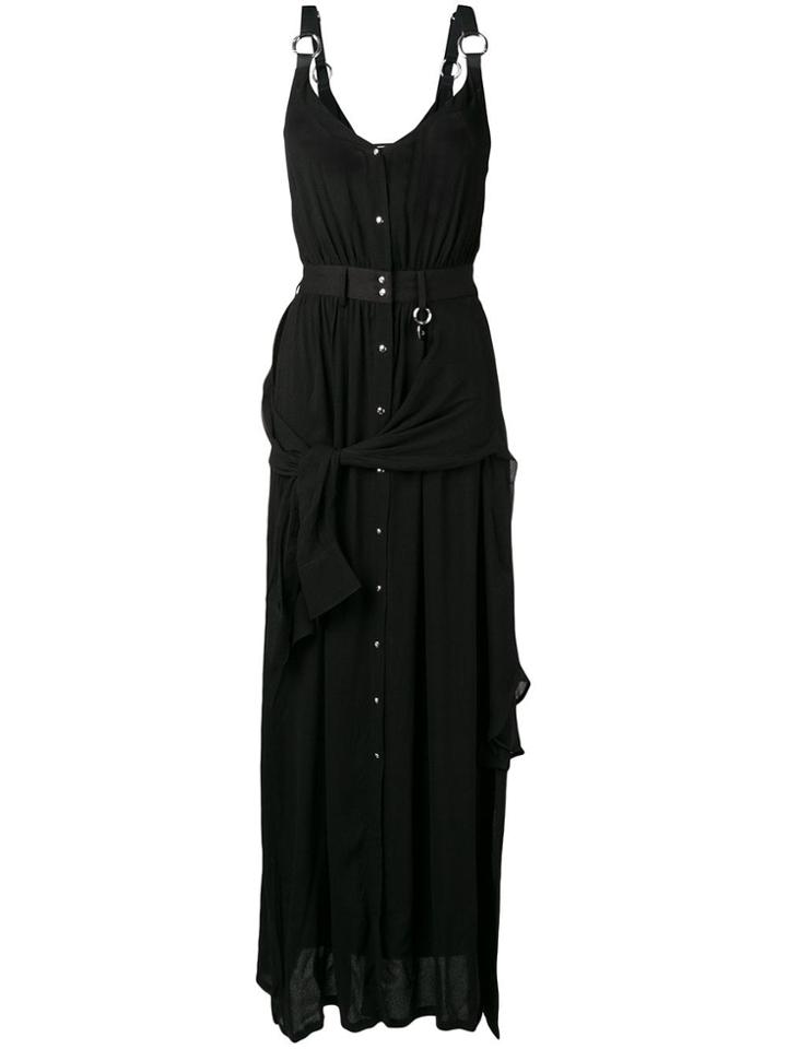 Diesel Long Button-up Dress - Black