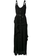 Diesel Long Button-up Dress - Black