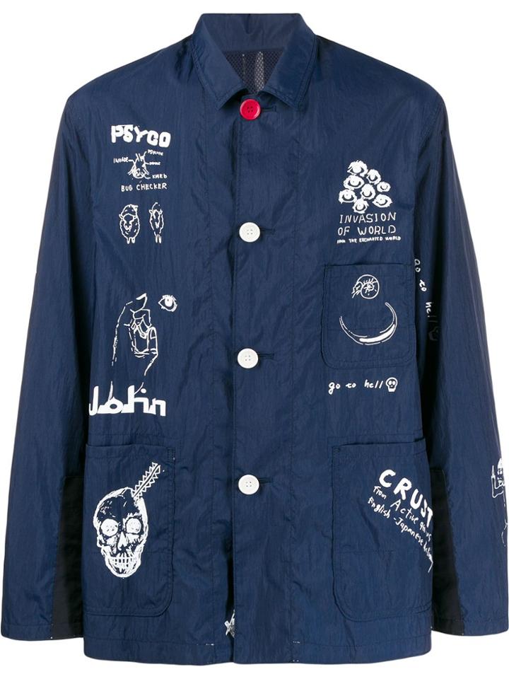 Johnundercover Johnundercover Jux42031 Navy Nylon/polyester - Blue