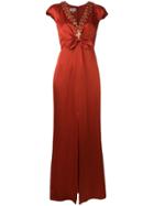 Temperley London Nile Tie Dress - Red