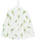 Hartford Kids Parrot Print Shirt, Girl's, Size: 10 Yrs, White