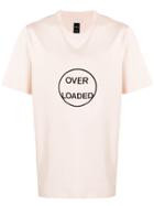 Oamc 'over Loaded' Print T-shirt - Pink