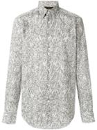 Ermenegildo Zegna Leaf Print Shirt - White