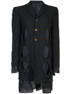 Comme Des Garçons Vintage Partially Exposed Lining Jacket - Black