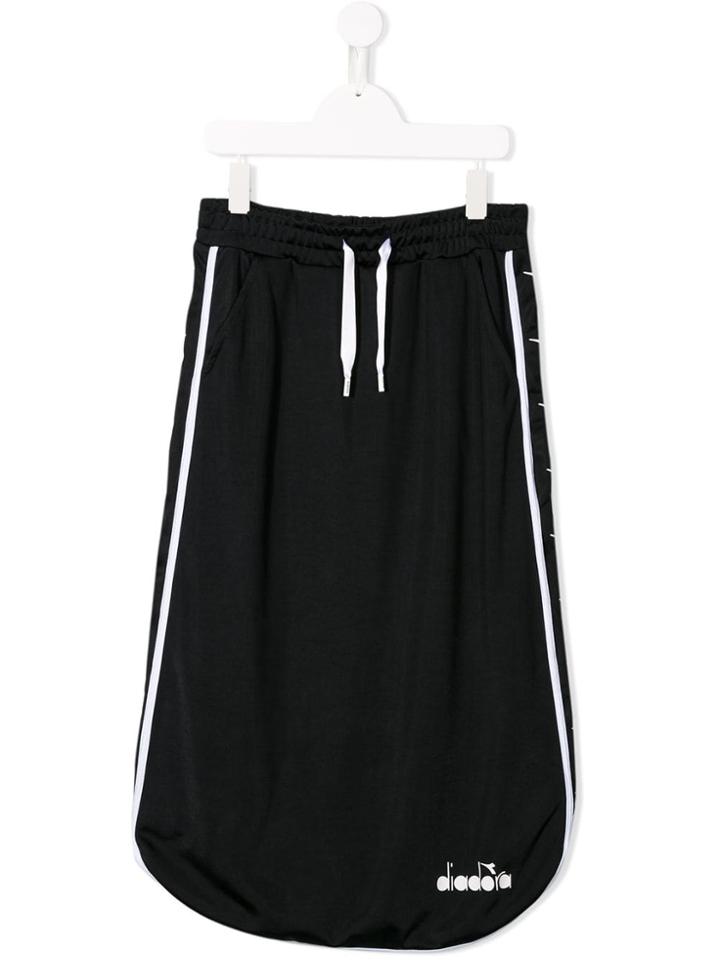 Diadora Junior Teen Track Skirt - Black