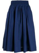 Woolrich Elasticated Waist Skirt - Blue