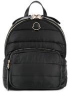 Moncler Logo Patch Padded Backpack - Black