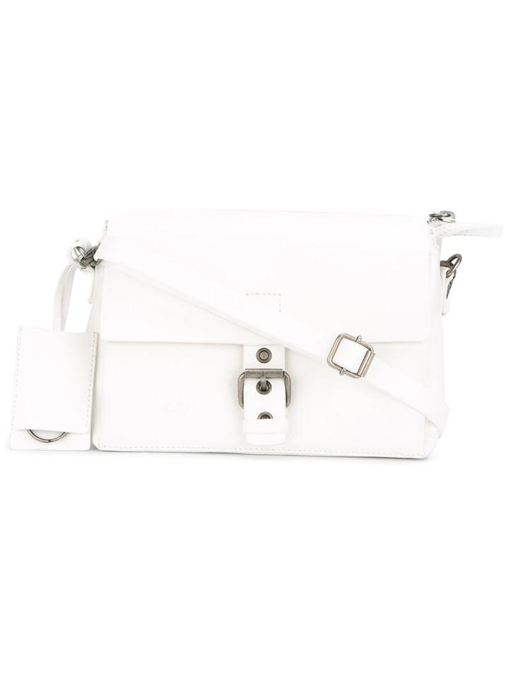 Marsèll - Buckle Detail Crossbody Bag - Women - Leather - One Size, Women's, White, Leather