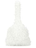 Xiao Li Wrist Strap Knitted Clutch, Women's, White