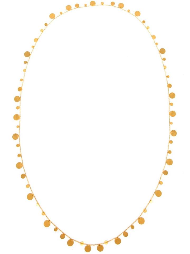 Marie Helene De Taillac 22kt Sequin Necklace