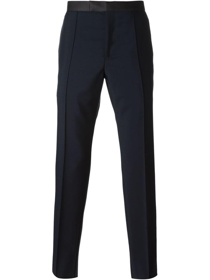 Alexander Mcqueen Contrast Waistband Trousers