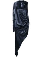 Misbhv One Shoulder Asymmetric Dress - Blue