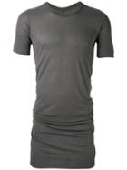 Rick Owens - Basic T-shirt - Men - Silk/viscose - Xl, Grey, Silk/viscose