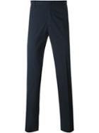 Incotex Tailored Trousers, Men's, Size: 54, Blue, Cotton/spandex/elastane