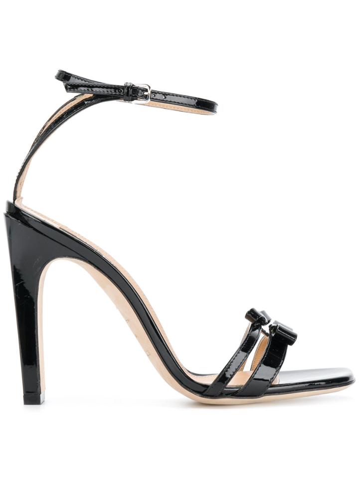 Sergio Rossi Bow Detail Sandals - Black