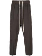 Rick Owens Drop-crotch Cropped Trousers - Brown