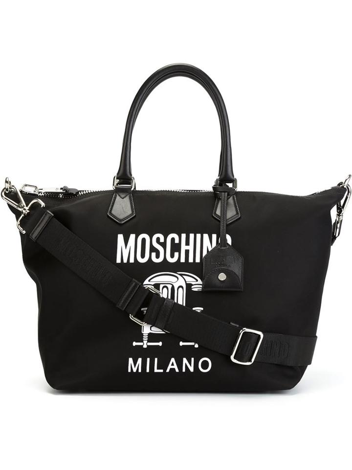 Moschino Interlocking C-clamp Tote