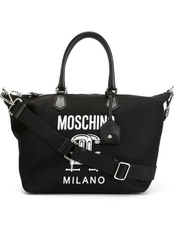 Moschino Interlocking C-clamp Tote
