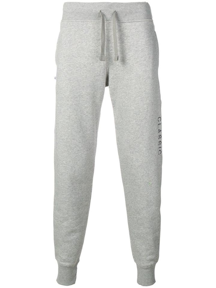Reebok Embroidered Logo Track Pants - Grey