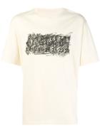 Maison Margiela Graffiti Print Short-sleeve T-shirt - Yellow & Orange
