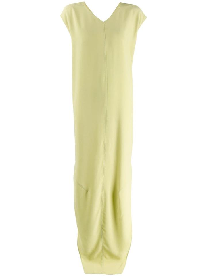 Rick Owens Split Hem Maxi Dress - Green