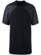11 By Boris Bidjan Saberi Shortsleeved Sweatshirt, Men's, Size: Medium, Black, Cotton/polyamide
