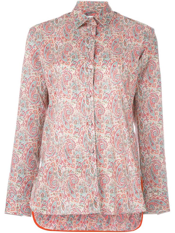Paul Smith Paisley Print Shirt, Women's, Size: 44, Cotton