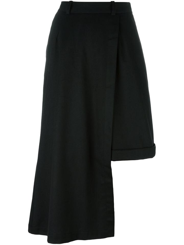 Marios Asymmetric Wide Leg Shorts