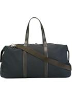 Emporio Armani Classic Large Holdall, Blue, Leather