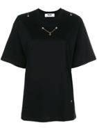 Msgm Interwoven Chain T-shirt - Black