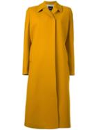 Each X Other Single Breasted Coat, Women's, Size: Medium, Yellow/orange, Wool/acetate/viscose
