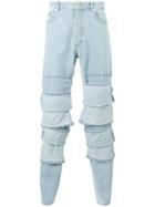 Y / Project Multi Layered Jeans - Blue