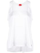 Nike - Bonded Tank Top - Women - Cotton/nylon/spandex/elastane - L, White, Cotton/nylon/spandex/elastane