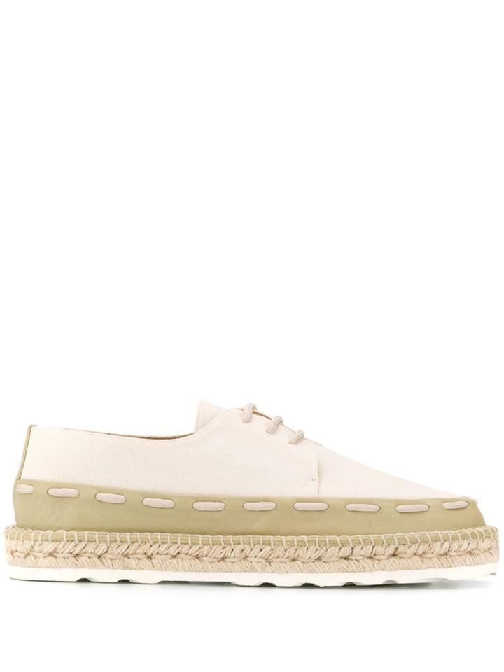 Bottega Veneta Gala Lace-up Espadrilles - White