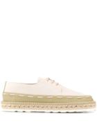 Bottega Veneta Gala Lace-up Espadrilles - White