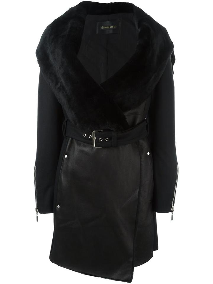 Plein Sud Leather Coat