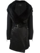 Plein Sud Leather Coat