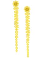Simone Rocha Beaded Drop Earrings - Yellow