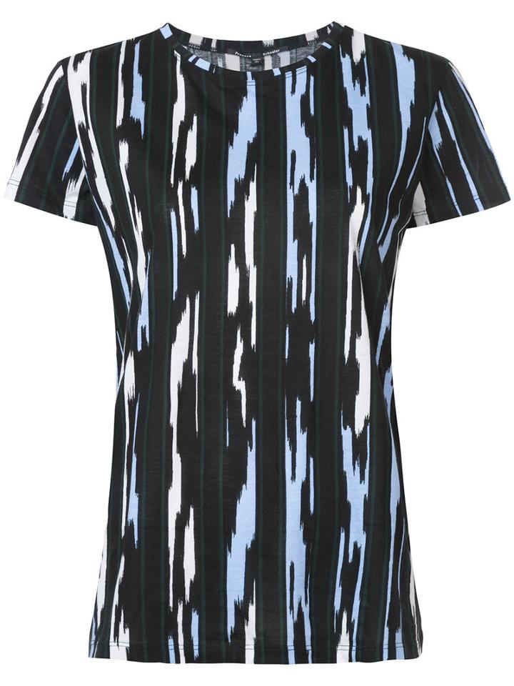 Proenza Schouler - Printed T-shirt - Women - Cotton - L, Black, Cotton