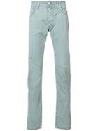 Jacob Cohen Classic Fitted Chinos - Green