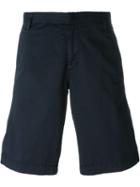 Z Zegna Deck Shorts, Men's, Size: 48, Blue, Cotton/spandex/elastane