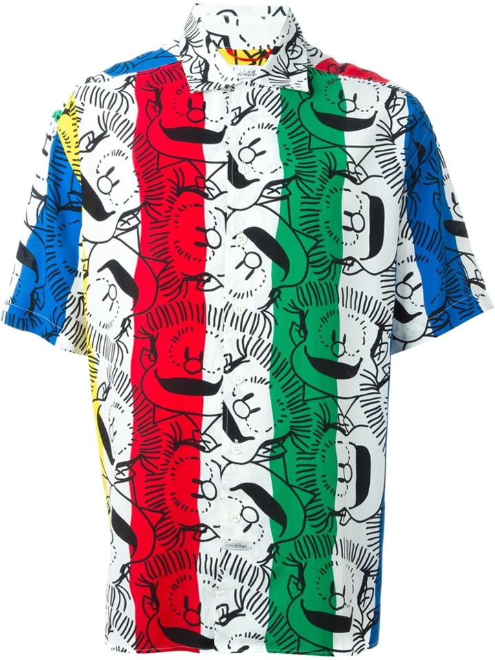 Jc De Castelbajac Vintage Cartoon Print Shirt - Unavailable