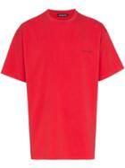 Balenciaga Oversized Copyright Logo T-shirt - Red