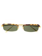 Linda Farrow Tortoise Shell Sunglasses - Gold