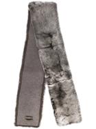 N.peal - Long Fur Scarf - Men - Rabbit Fur/cashmere - One Size, Grey, Rabbit Fur/cashmere