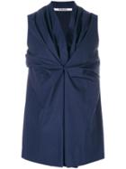 Chalayan Wrapped Front Blouse - Blue