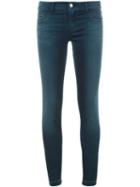 Emporio Armani Five Pocket Skinny Jeans, Women's, Size: 28, Blue, Cotton/polyester/spandex/elastane