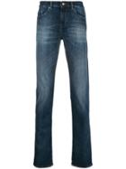 Boss Hugo Boss Faded Slim-fit Jeans - Blue