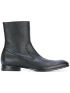 Alexander Mcqueen Zip Ankle Boots - Black