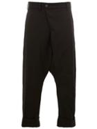 Wooster + Lardini Cropped Drop-crotch Trousers